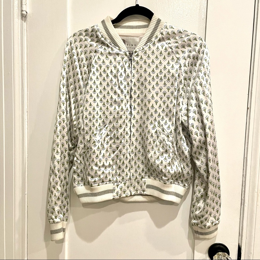 ANTHROPOLOGIE - Tiny Editions | Silky Embroidered Bomber Jacket